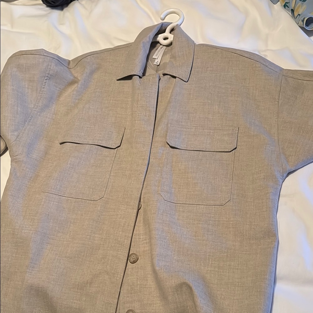 Beige Babaton Shacket